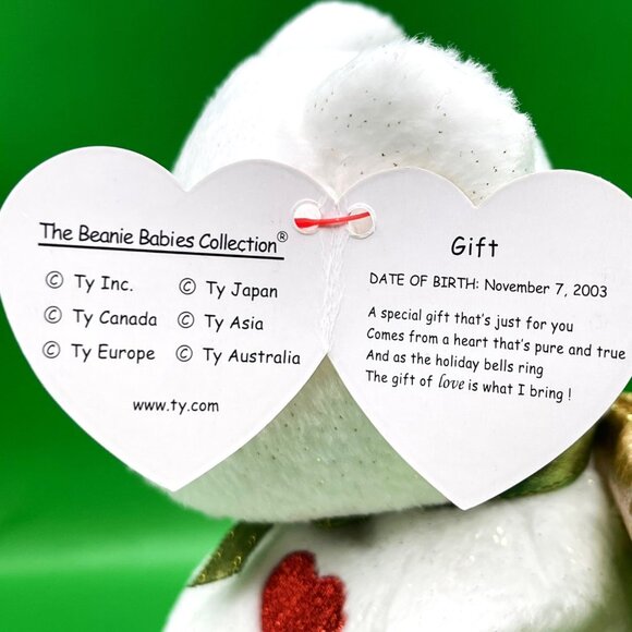 Ty Beanie Baby Christmas Angel Bear Lot of 3 MWMT Gift Love Peace Star Plush - Picture 14 of 16